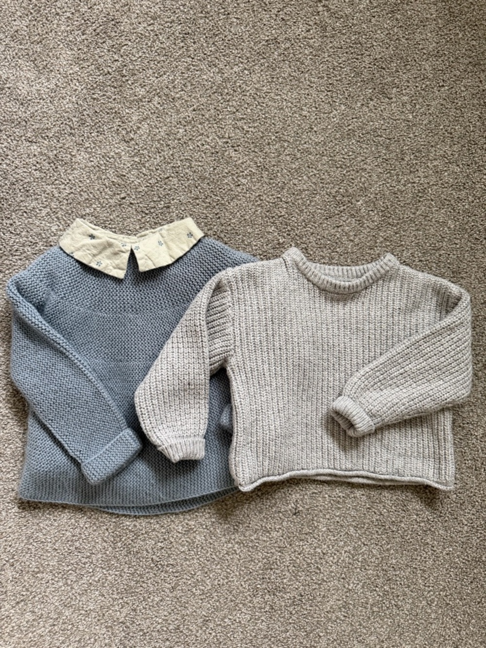 Zara Sweaters + Lura Lu Collared Shirt Bundle 18-24 and 12-18 month